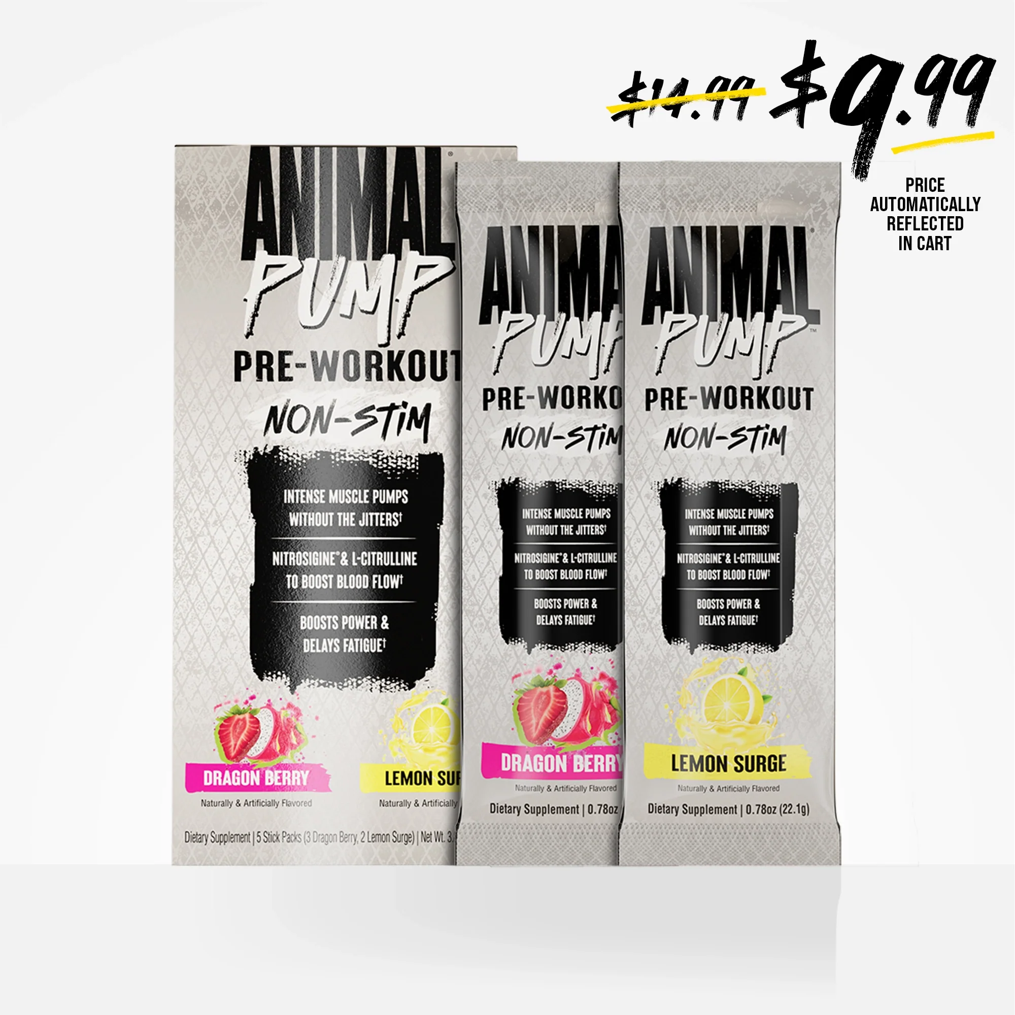 Animal Pump Non-Stim Stick Pack